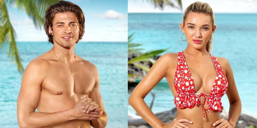 Harry and Beaux poses seperately against the ocean for Too Hot To Handle season 3