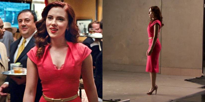 natasha romanoff red dress Scarlett Johansson in Red Dresses: Marvel's Natasha Romanoff