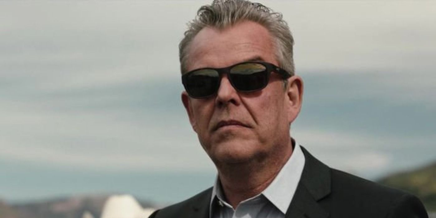 Dan Jenkins (Danny Huston) with sunglasses on in Yellowstone