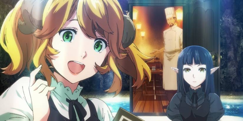 Characters from Restaurant to Another World looking at the camera