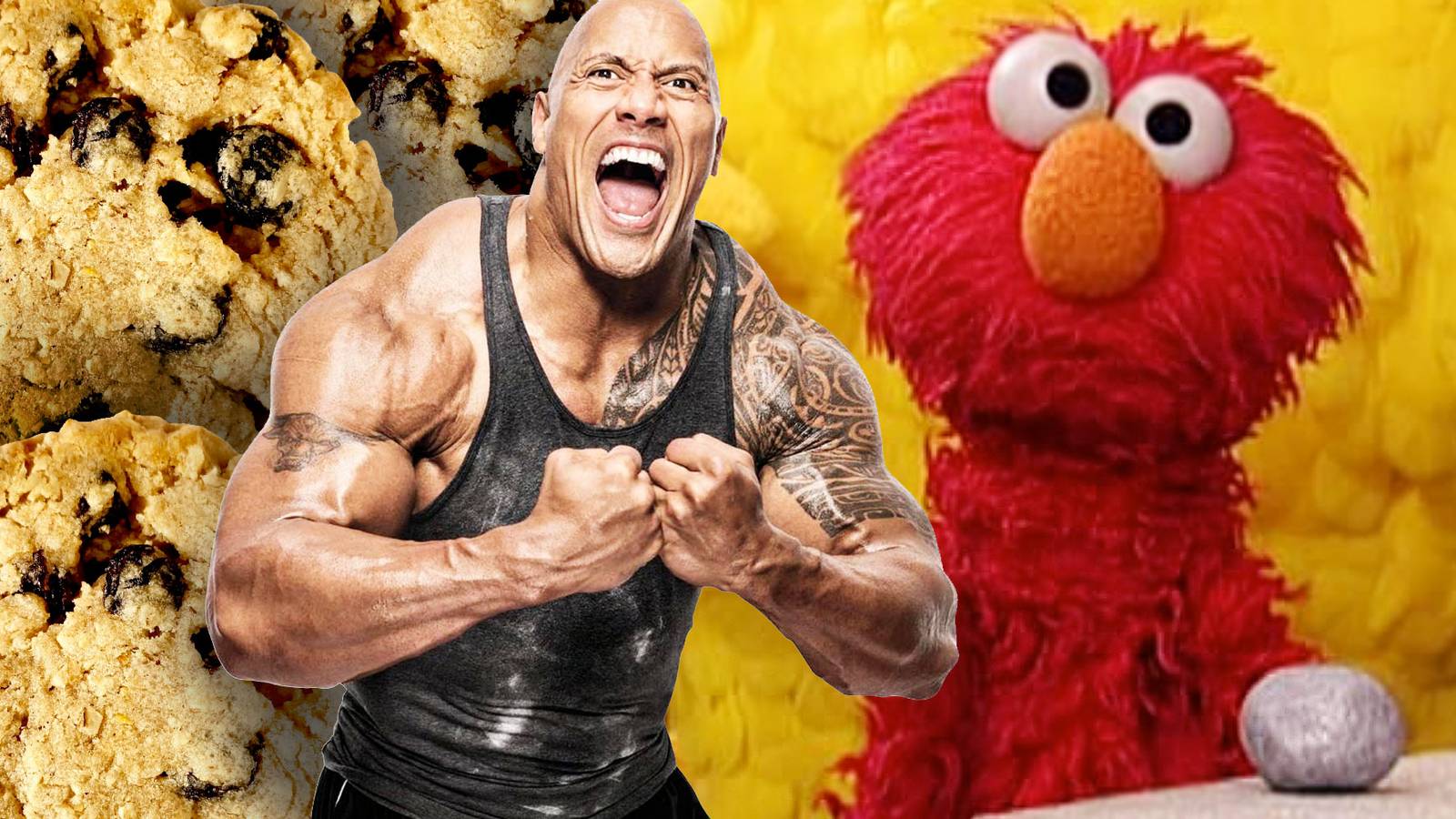 Dwayne Johnson Claps Back At Elmo Following Rocco Cookie Controversy