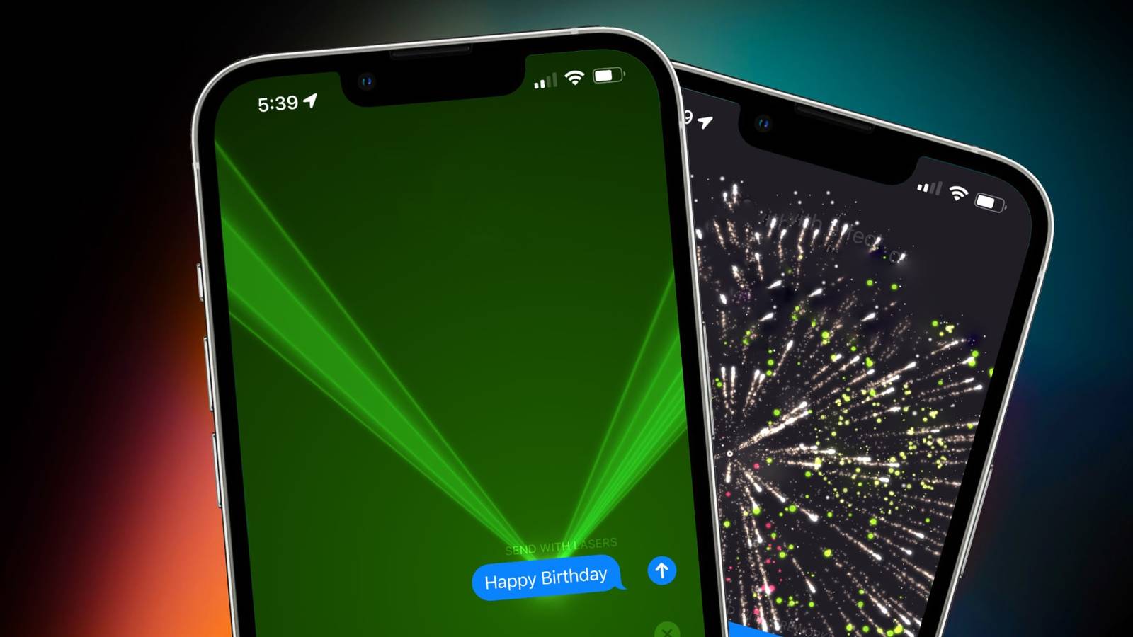 How To Add Lasers \u0026 Fireworks Effects To iPhone iMessages, image size:1600x900