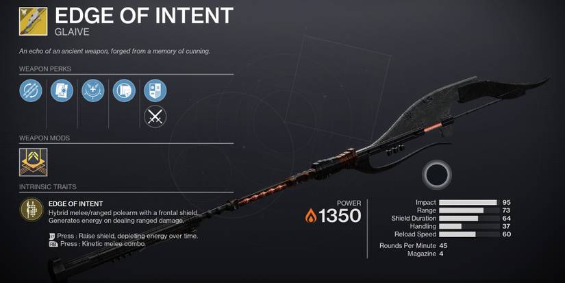 Destiny 2: How To Get Edge Of Intent Glaive (Warlock Exotic)
