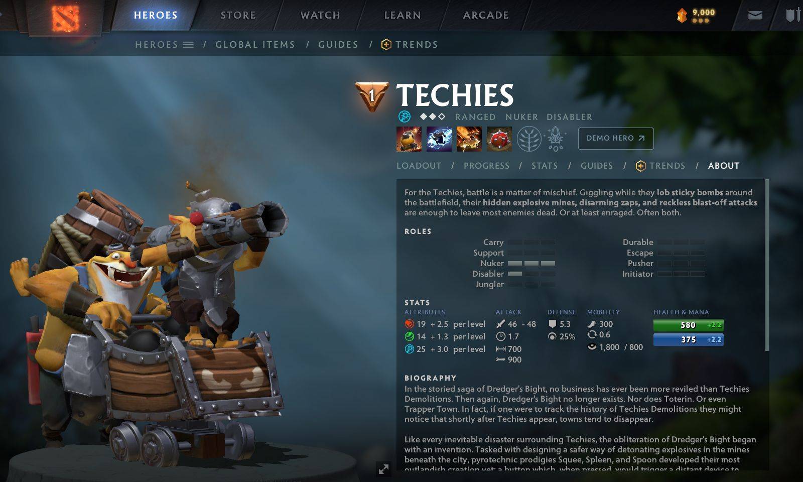 Techies Guide Techies Dota 2 By Dota 2 Figures And Merchandising Products