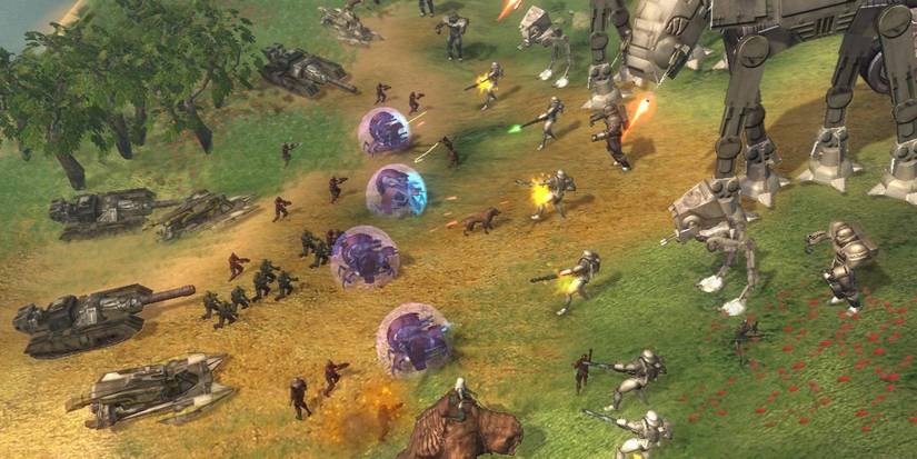 Gameplay von Kämpfen mit Streitkräften in Star Wars: Empire At War