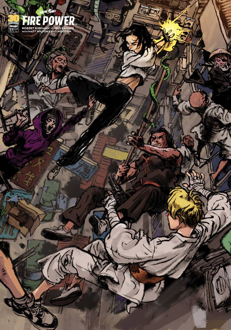 Fire Power Cover Fire Power Gets First-Ever Connecting Covers by Kim Jung Gi (Exclusive)