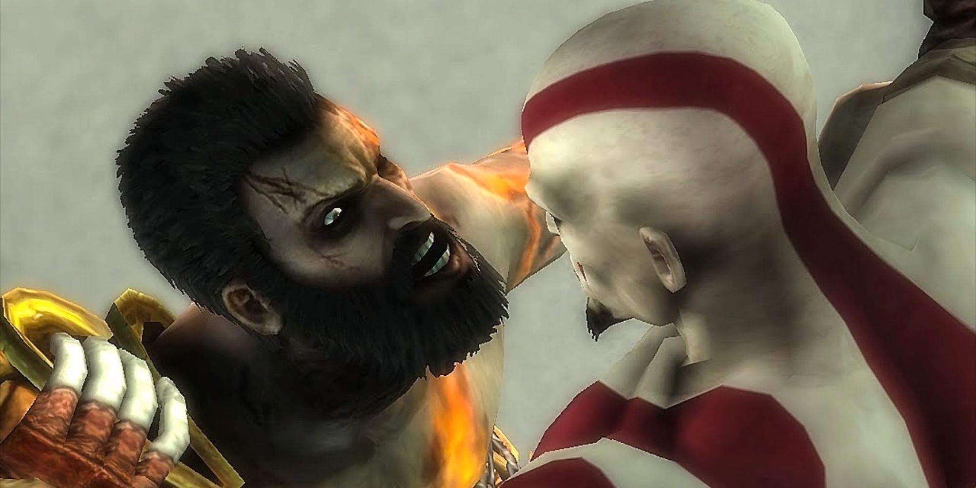 Ares kidnaps Deimos, and attempts to kill Kratos when he tries to intervene...
