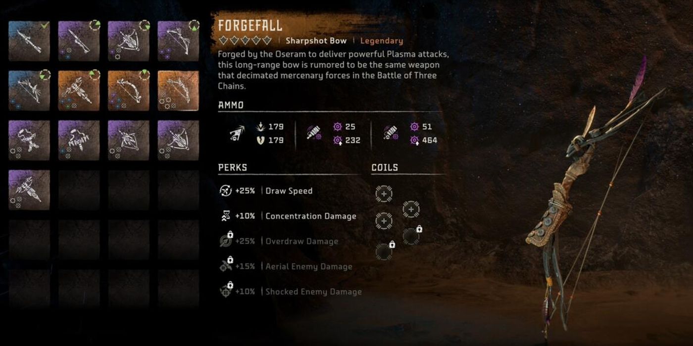 Horizon Forbidden West Where to Get Legendary Weapons What They Do Forgefall