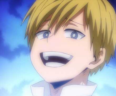 Момоа с зловещей улыбкой в My Hero Academia