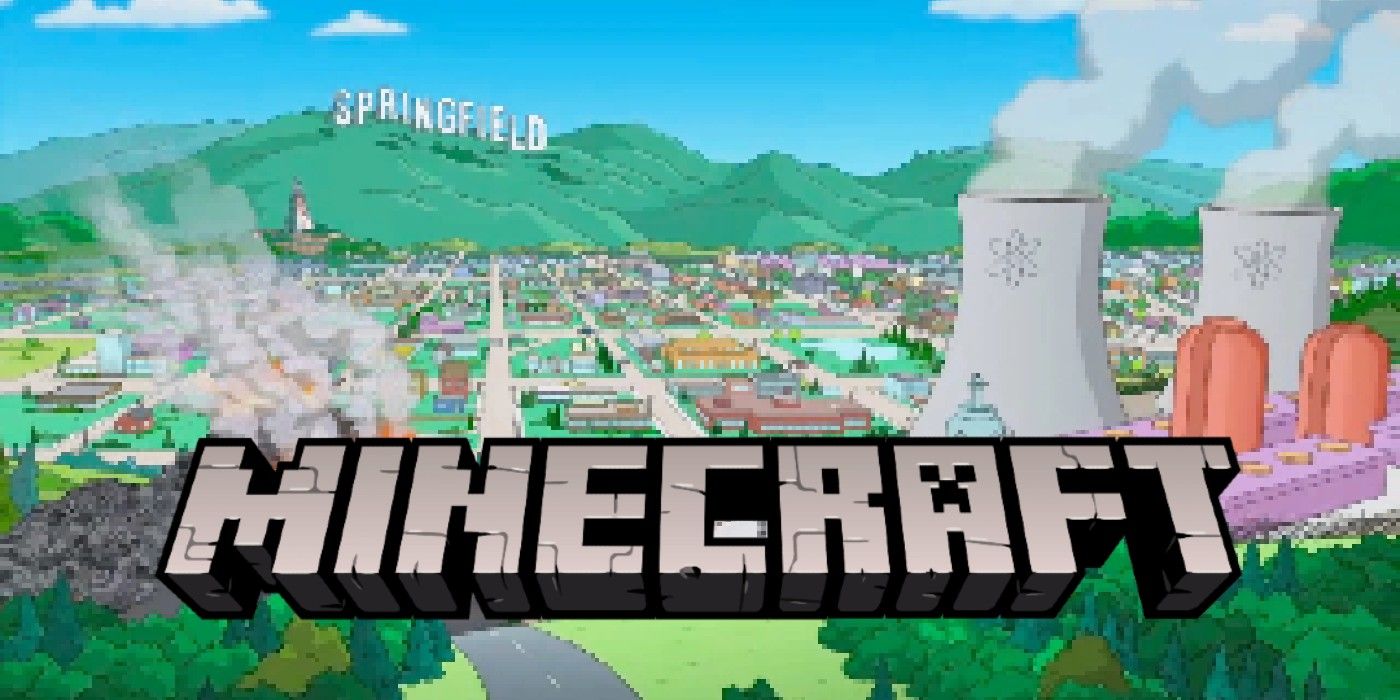 Minecraft Fan Is Rebuilding The Simpsons’ Springfield In-Game
