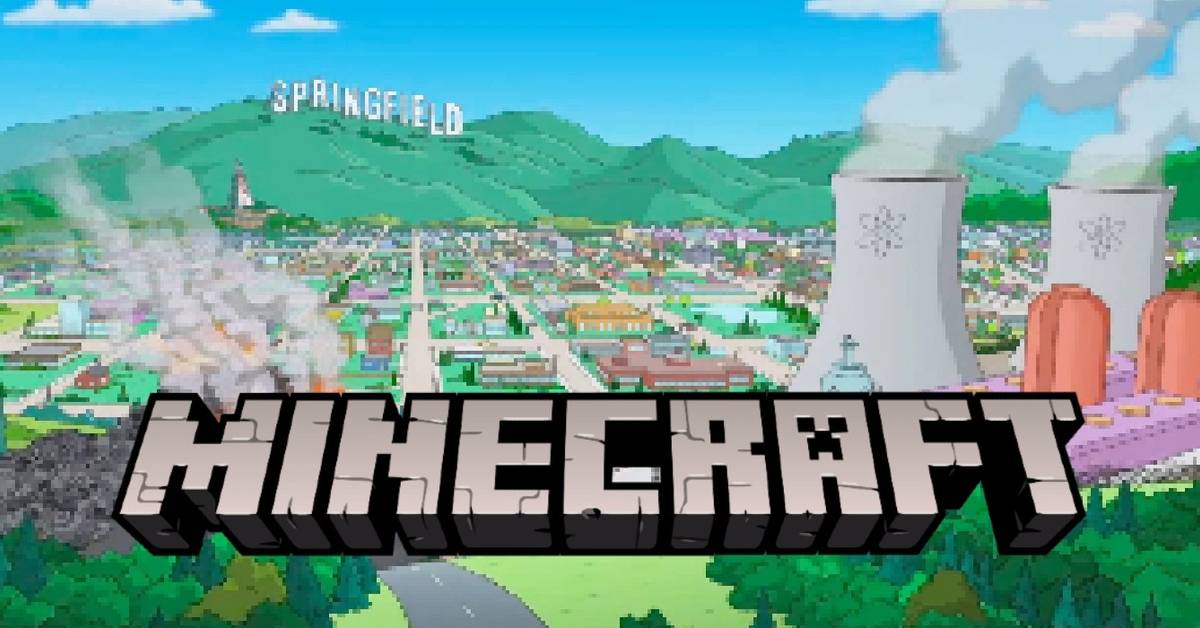 Minecraft Fan Is Rebuilding The Simpsons' Springfield In-Game