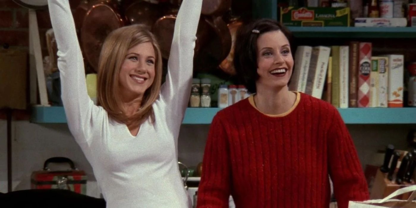 Monica and Rachel in FRIENDS