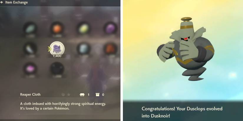 Pokémon Legends Arceus Dusclops Evolution Guide