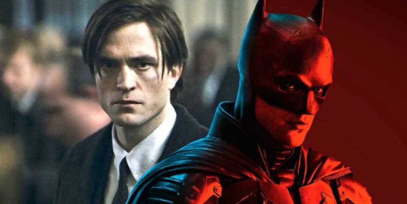 Robert Pattinson as Bruce Wayne and Batman