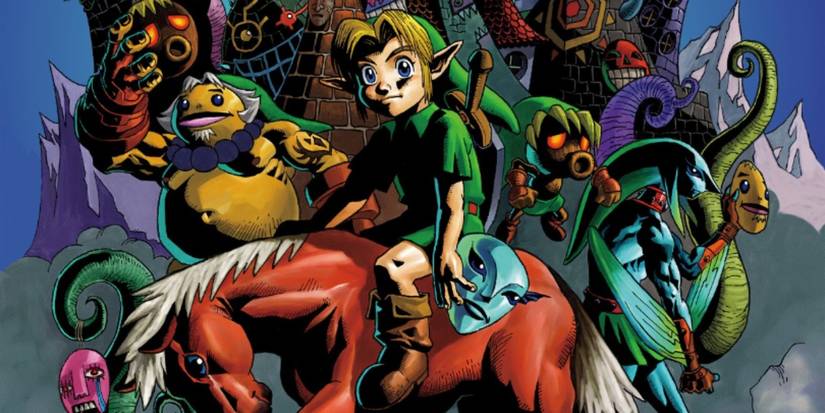The Legend of Zelda Majora's Mask Artwork Cover