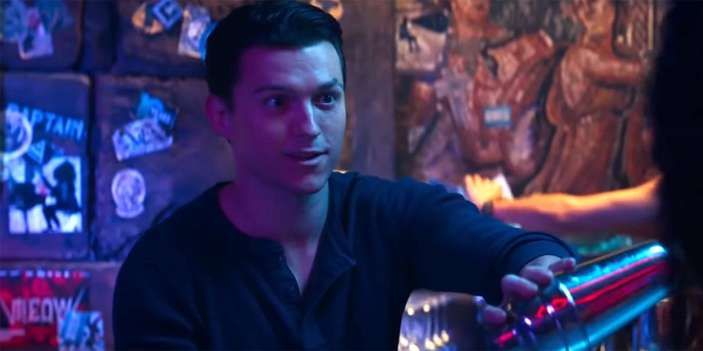 Tom Holland Shows Off Bartending Skills In Uncharted Movie Clip - Oxtero