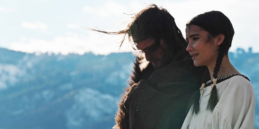 Kayce and a young woman during his visions in Yellowstone season 4