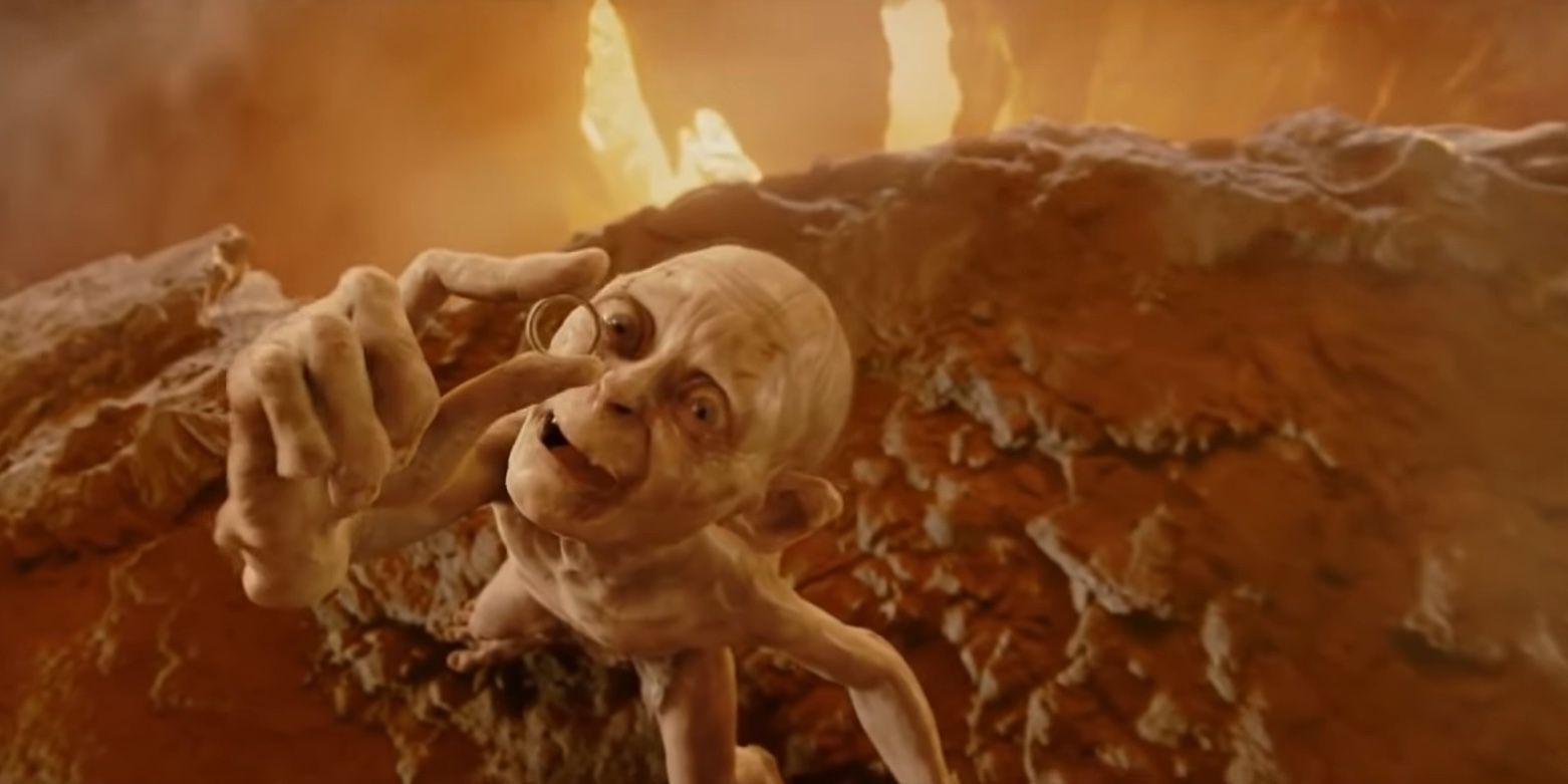 Gollum lord of the rings in Mordor