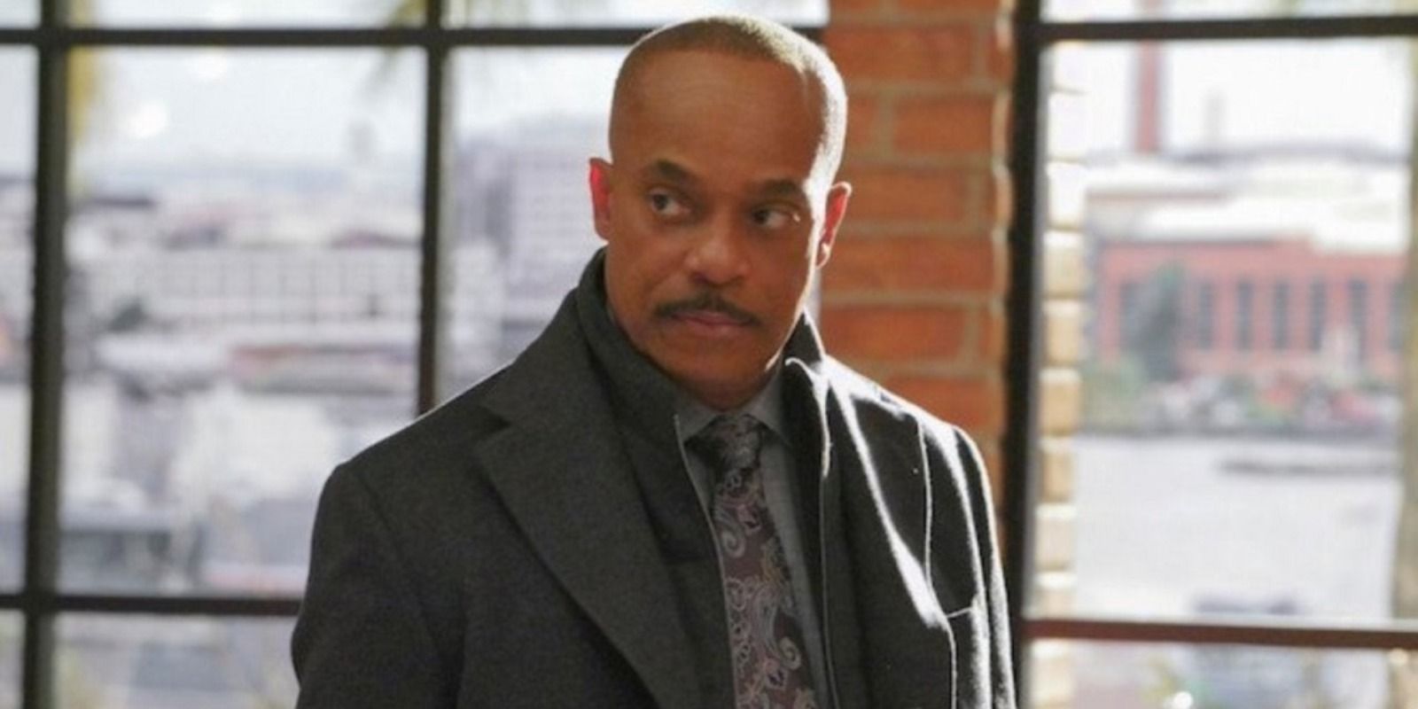 Leon Vance looking intense in NCIS