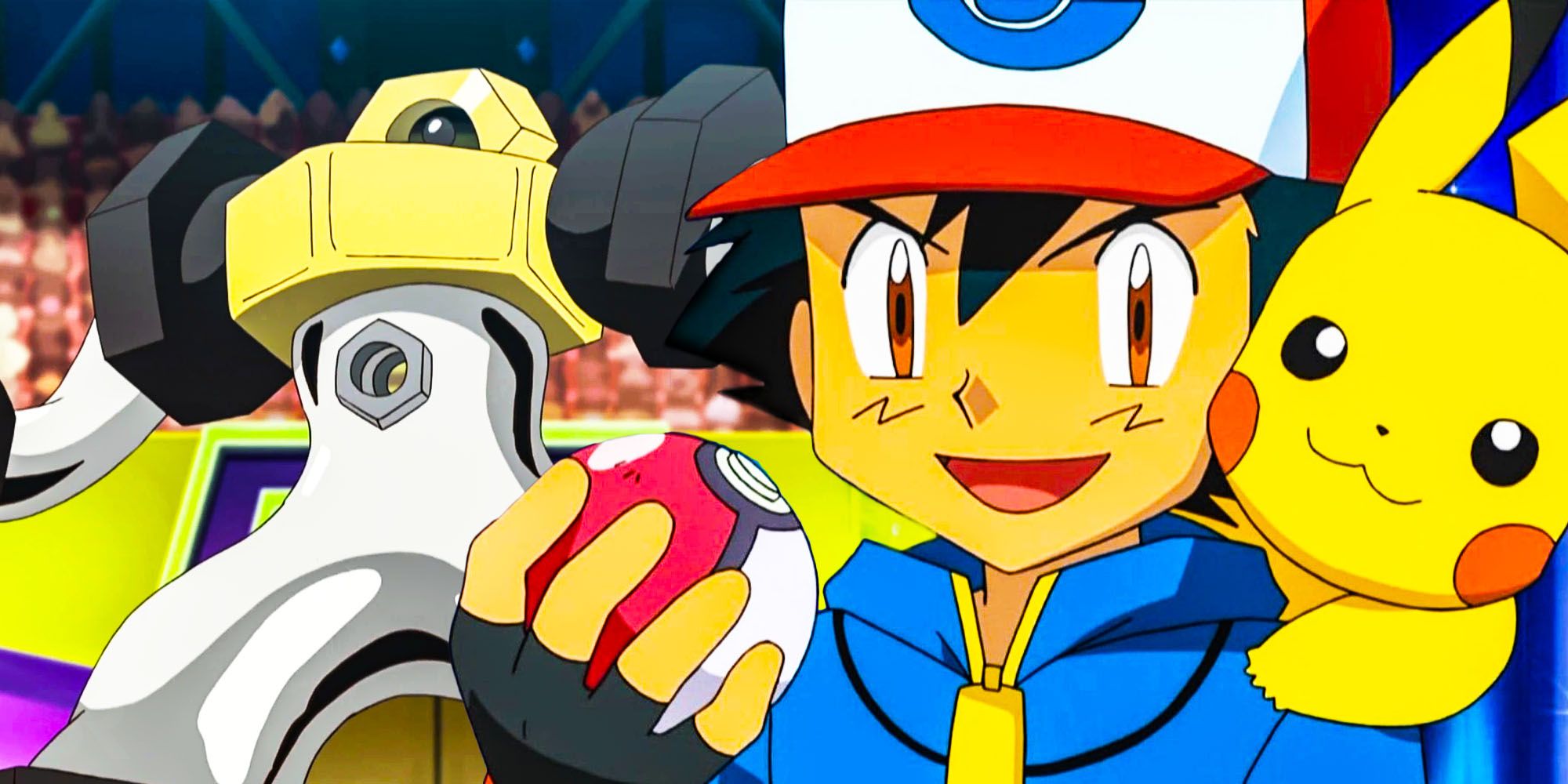 pokemon como Ash pegou algo mais raro do que um lendário pokemon melmetal mítico