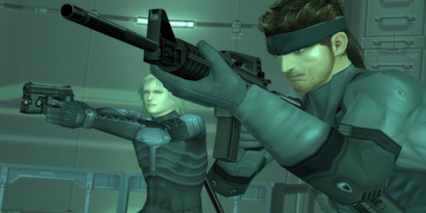 raiden and solid snake in metal gear solid 2