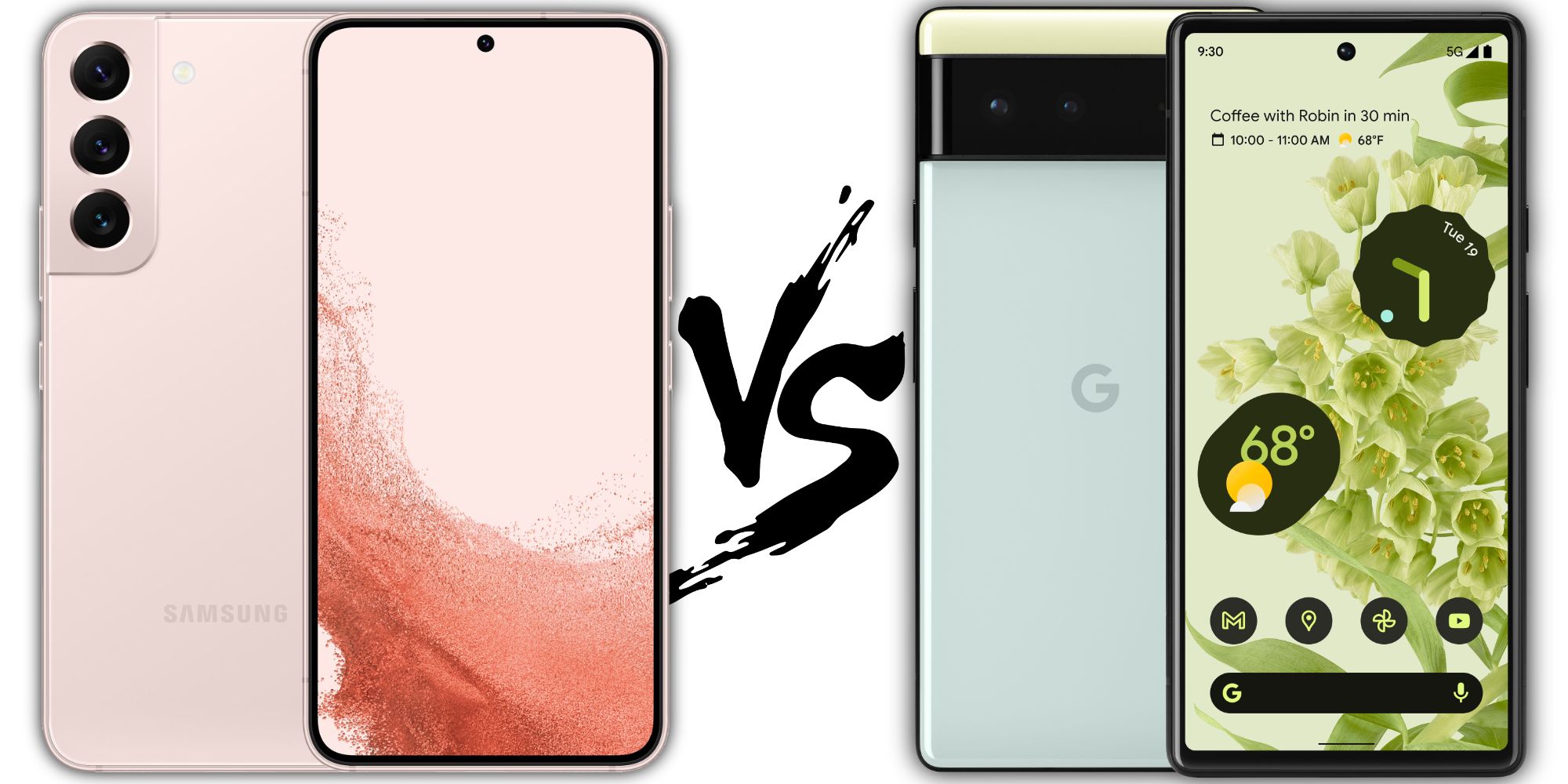 google pixel 6 pro vs samsung galaxy s22 plus