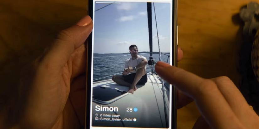 Simon's account on Tinder in The Tinder Swindler