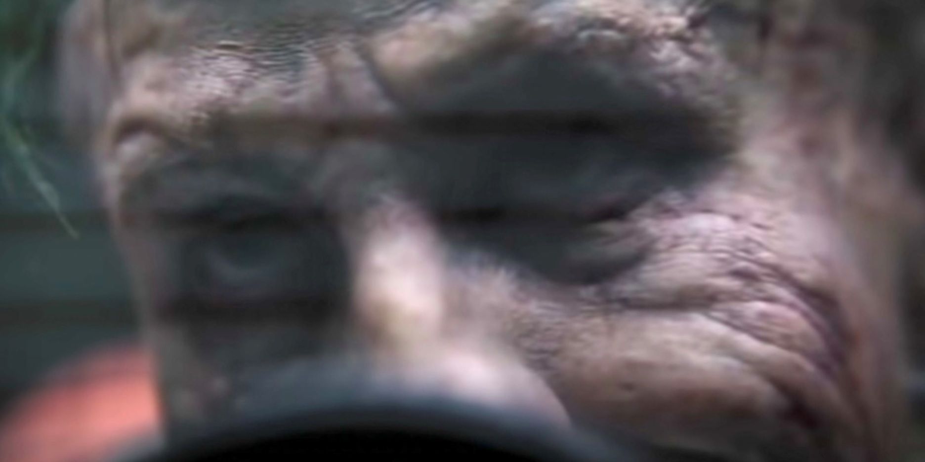 A closeup of Barry Keoghans Joker eyes in The Batman deleted scene