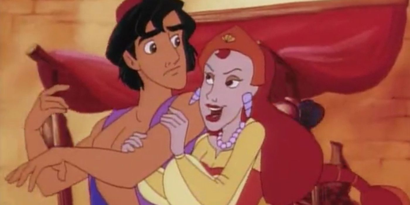 Aladdin and Mysterious Woman in Aladdin Series