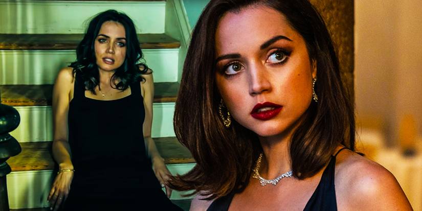 ana de armas black dress deep water Ana de Armas Signed 11x14 Photo