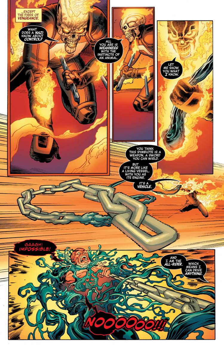 Ghost Rider Beats Down Venom in The Most Unreal Way Possible