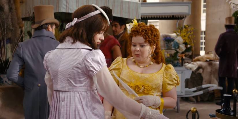 Bridgerton Eloise and Penelope in the ton