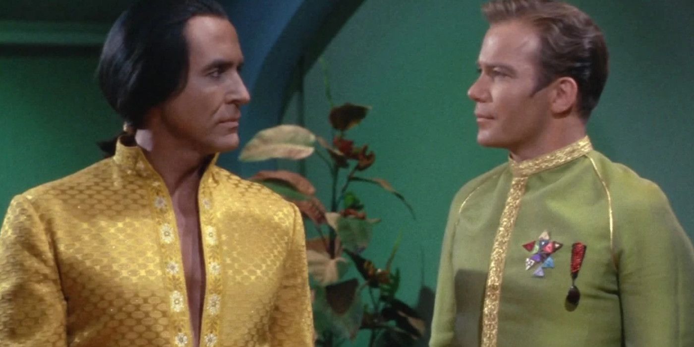 Captain Kirk and Khan Star Trek The Original Series Space Seed