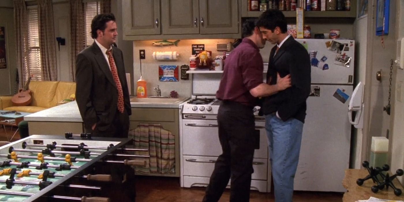 Chandler Joey And Ross In Friends