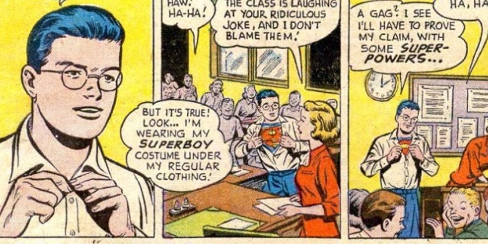 Clark Kent in Adventure Comics 235