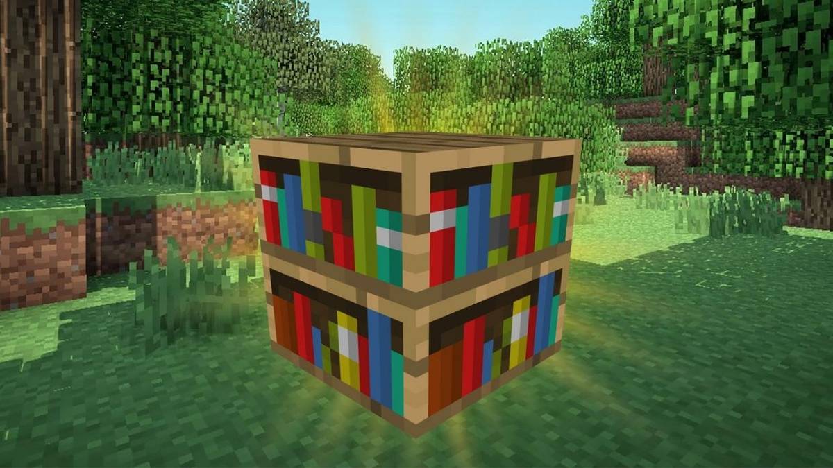 Clever Minecraft Player Uses Glitch To Make Bookshelves Hold Books