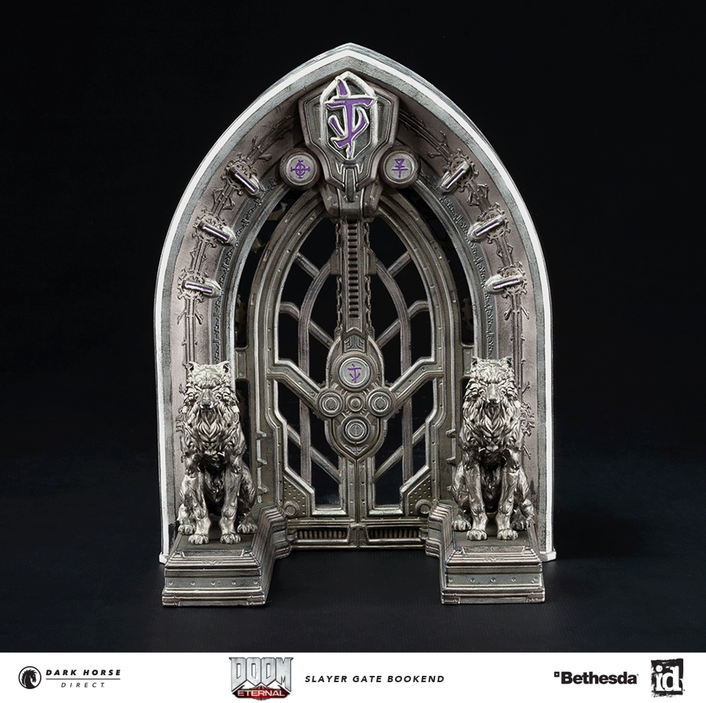 DOOM BOOKENDS SLAYER GATES DHD DSP PHOTO SCALE 3A