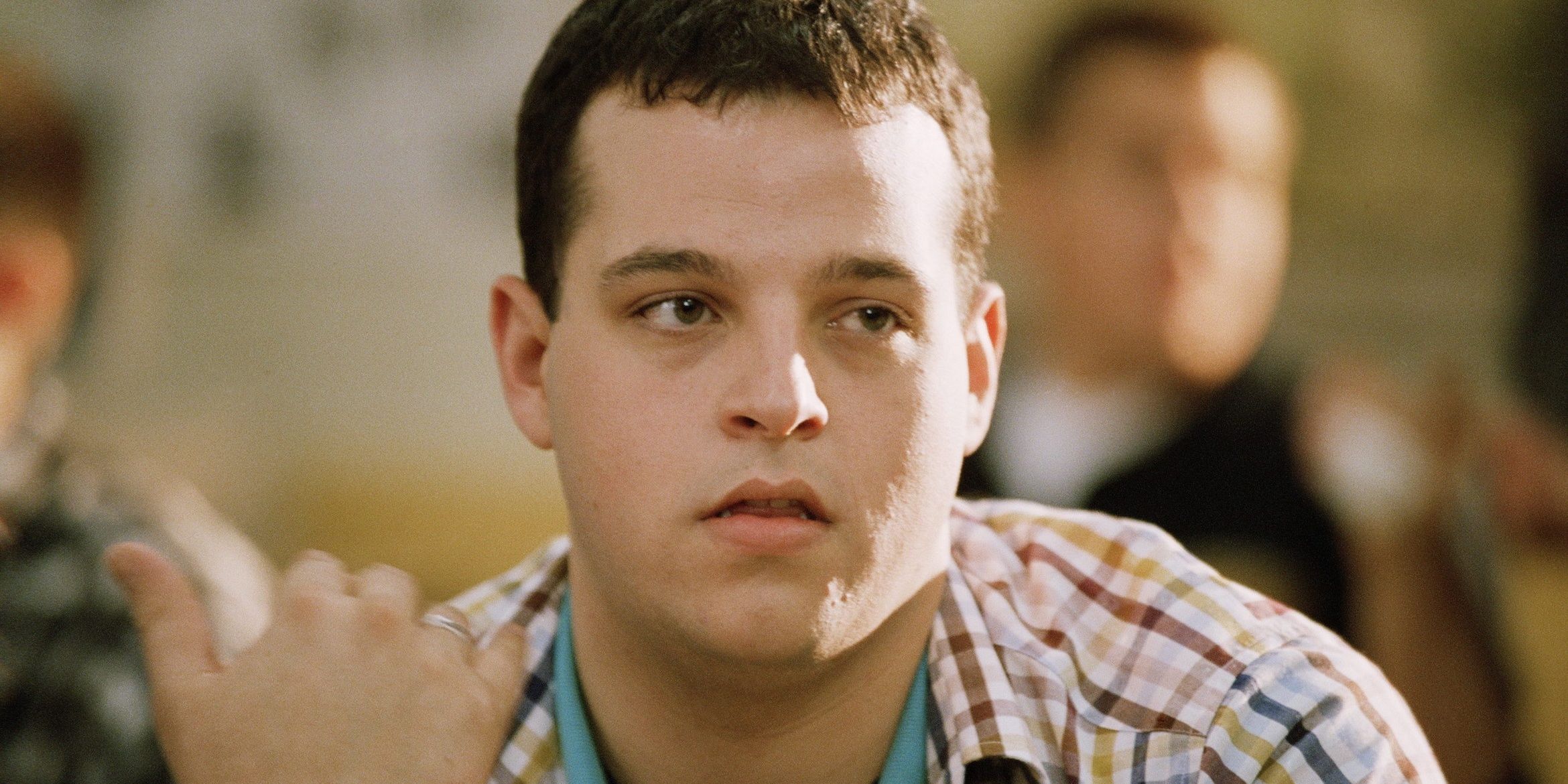 Damian Leigh in his classroom in Mean Girls Cropped