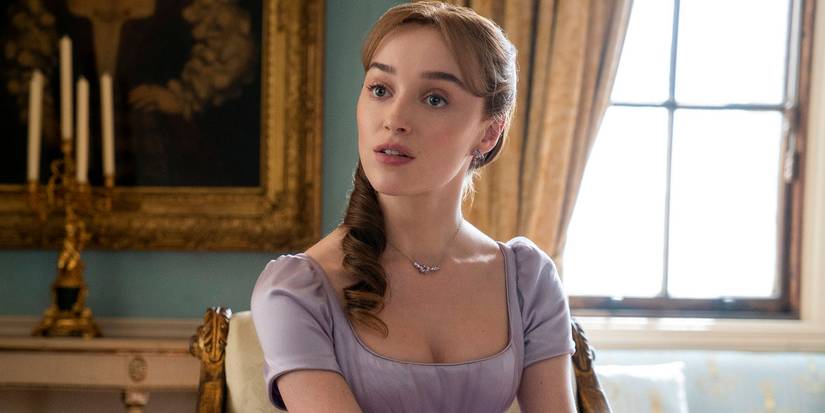 Daphne looking surprised in Bridgerton Season 2