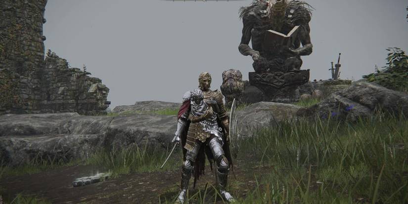 Confessor faces a monster in Elden Ring