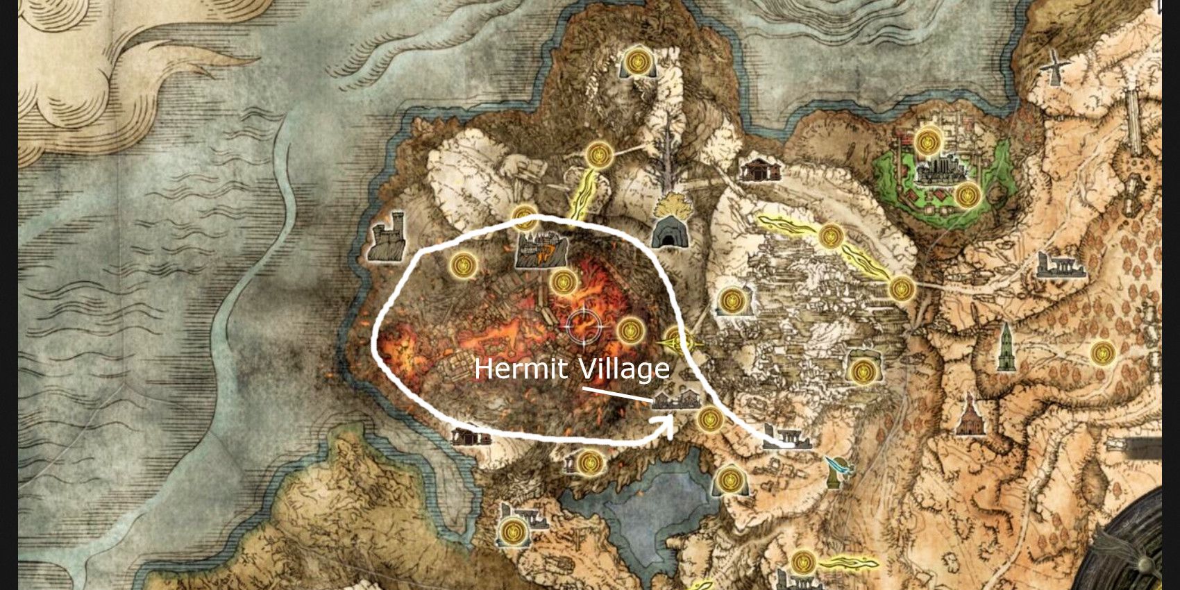 Elden Ring Hermit Village Map Location