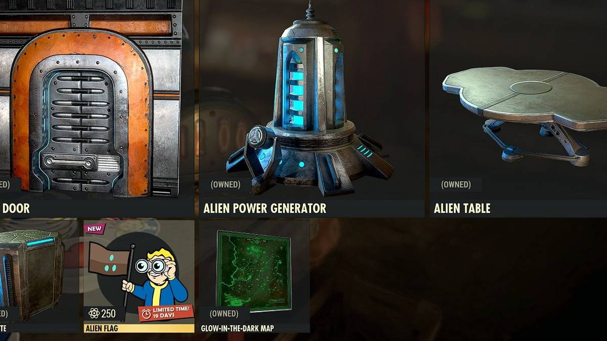Fallout 76 Quietly Removes Alien Flag Emote From Atomic Shop Bundle