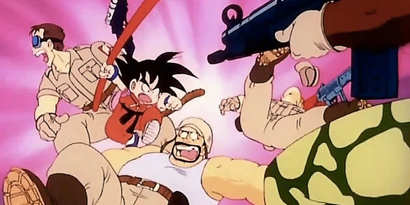 Goku Fights Red Ribbon Army