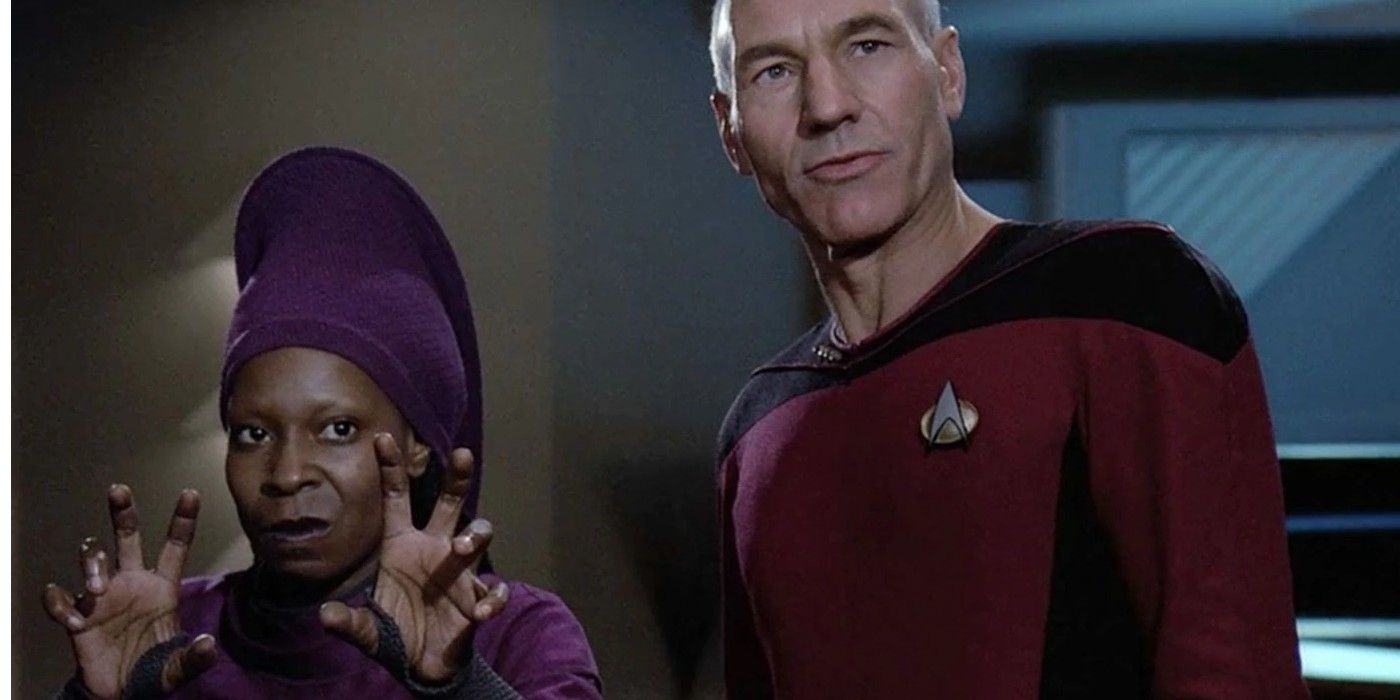 Guinan and Picard Star Trek