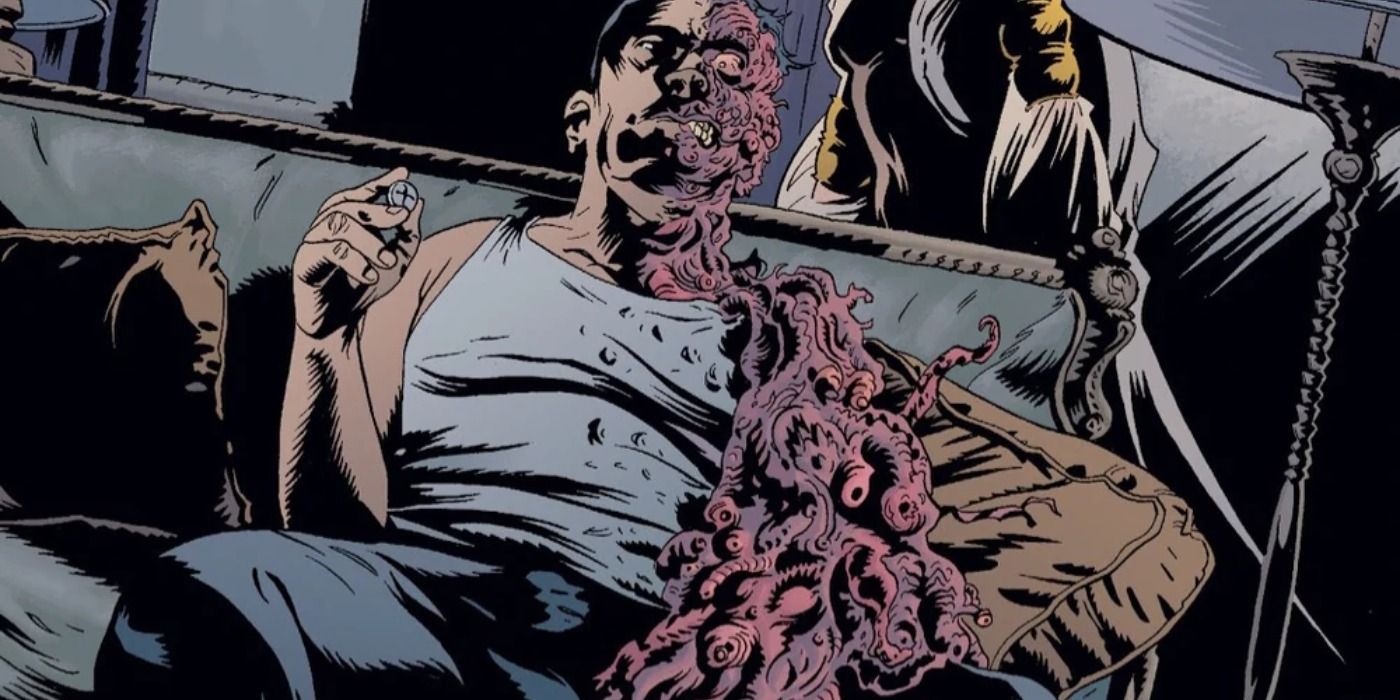 Harvey Dent is transformed into a Lovecraftian monster in DC Comics.