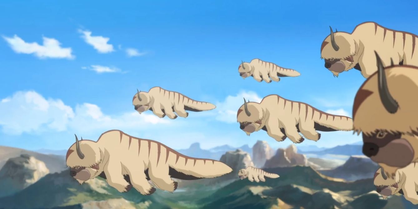 Herd of Sky Bison From Avatar