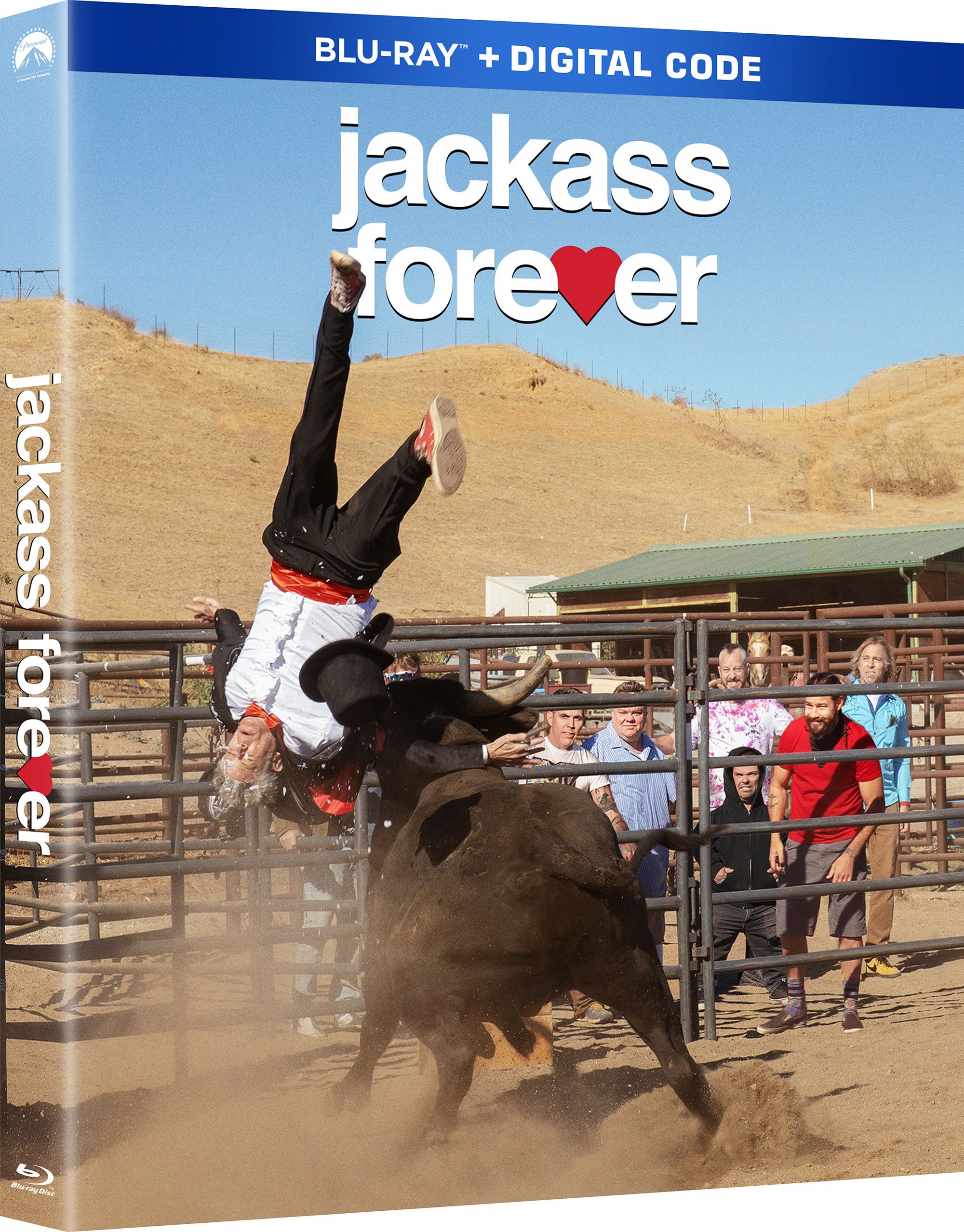 Jackass Forever Blu ray Cover