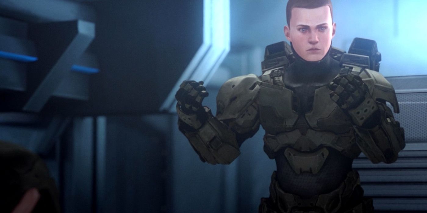 John Trying on Master Chief Armor Halo Fall of Reach