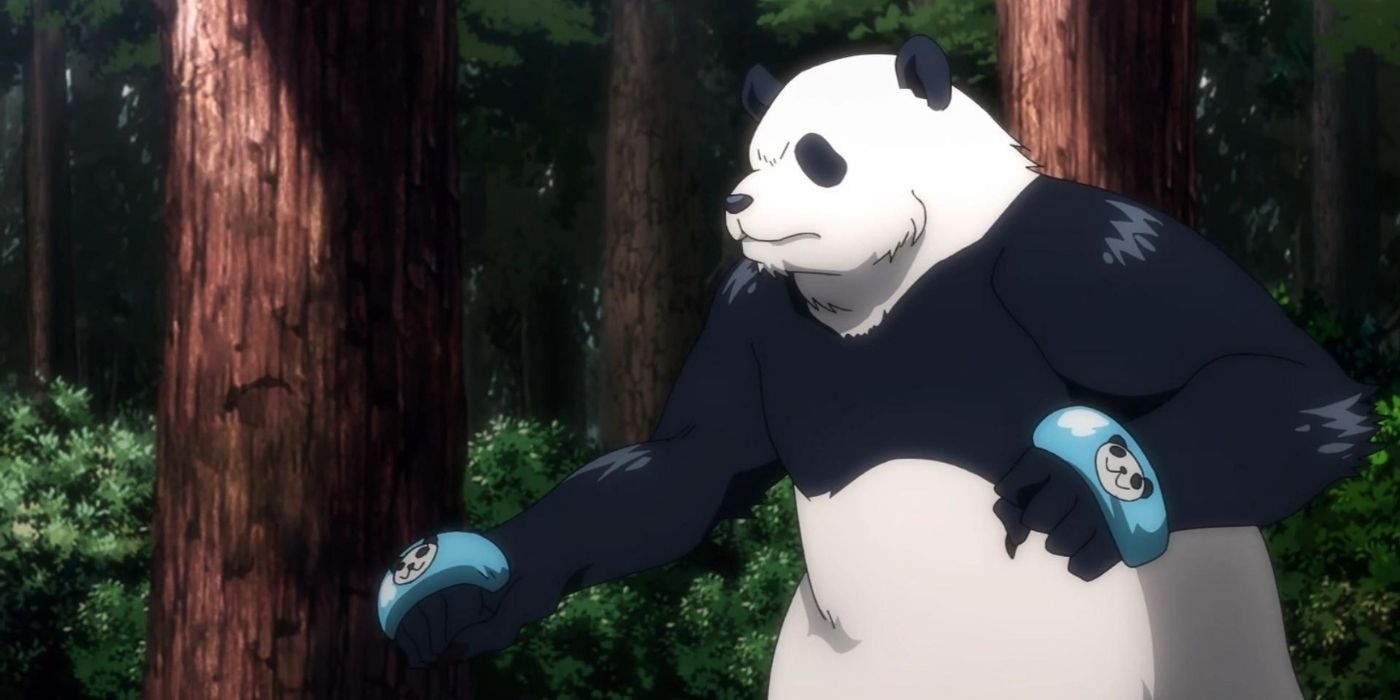 Panda bersiap-siap untuk bertarung di Jujutsu Kaisen