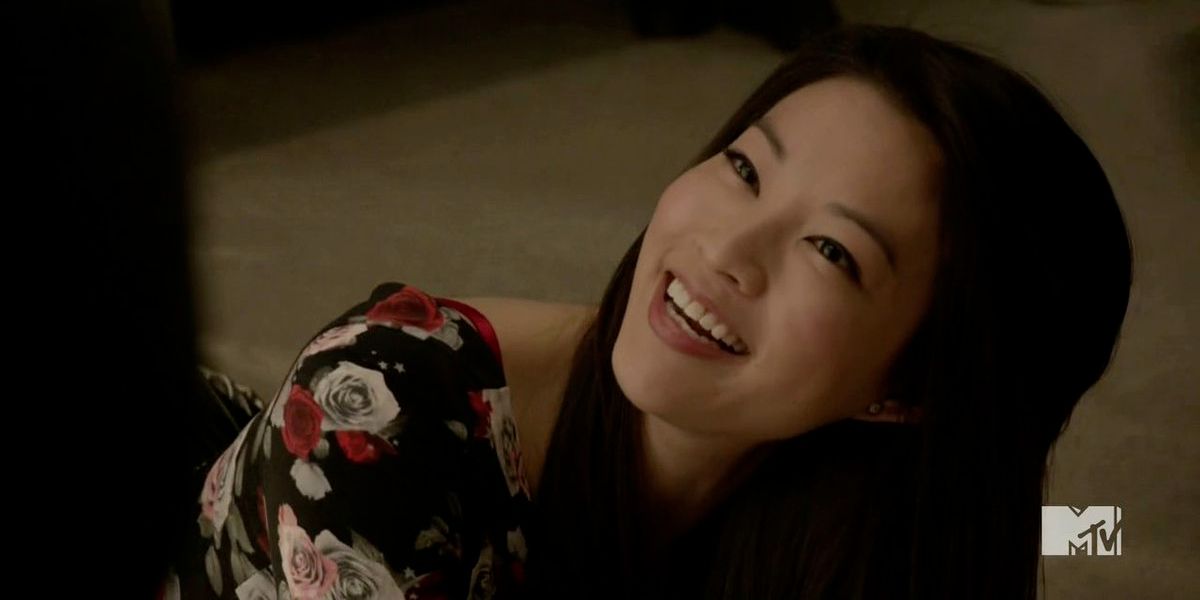 Kira laying on the floor in Teen Wolf